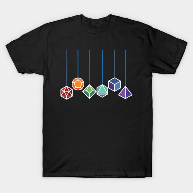 Rolling dice T-Shirt by SurpriseART